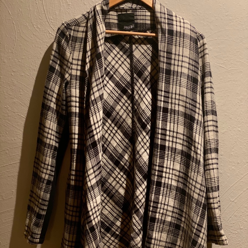 Volcom Plaid long sweater